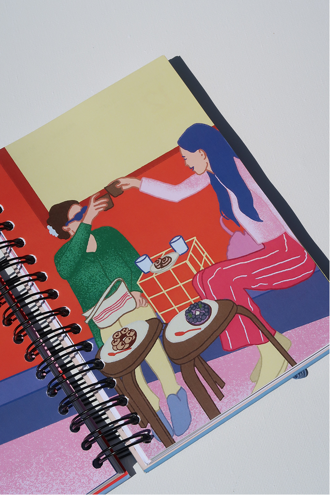 Diseño editorial completo de la agenda 2025-2026